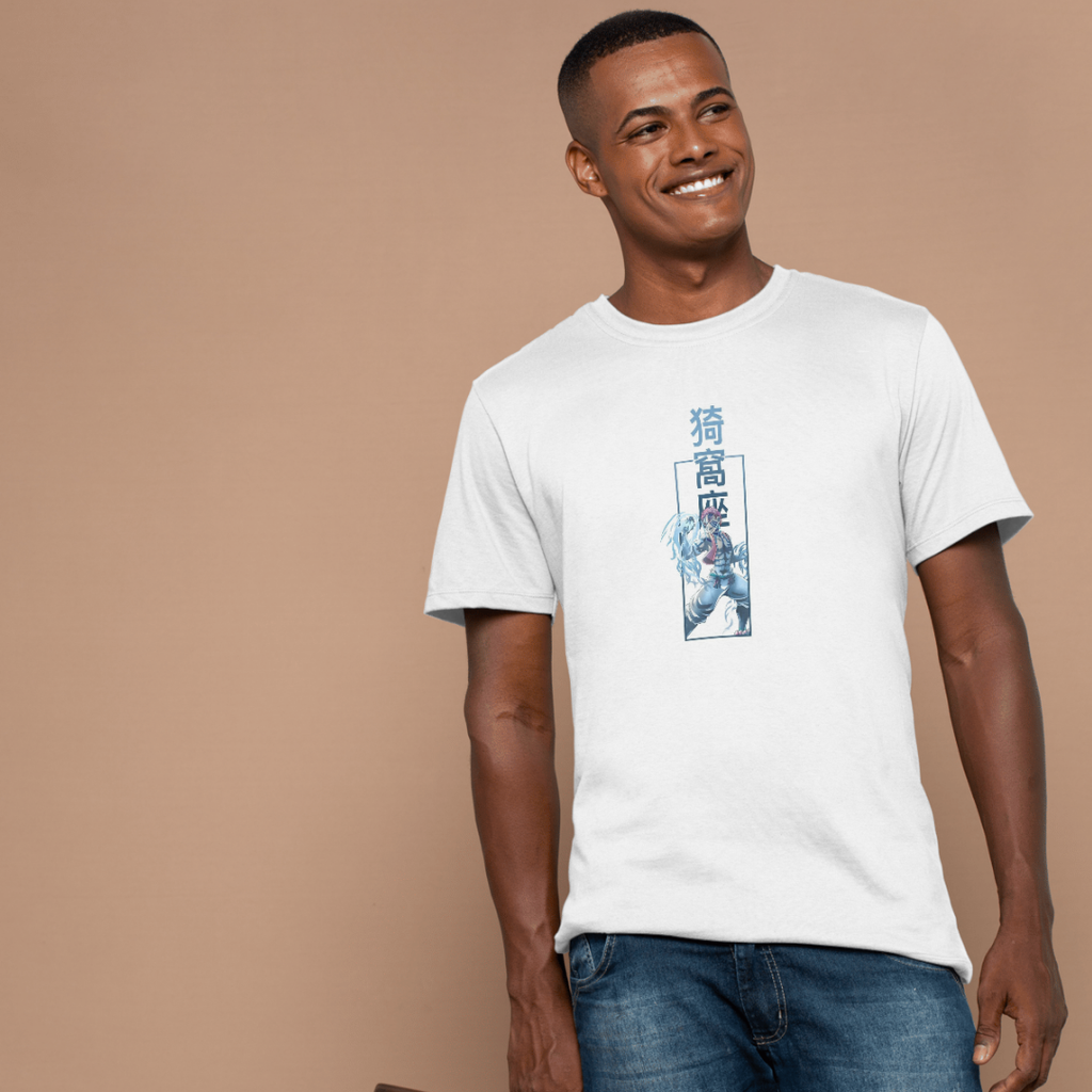 Vibrix Anime Goku Blue and White - Unisex Classic Crew T-Shirt